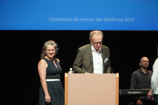 Nathalie Picard et Bertrand Koebel, co responsables du master statistiques et économétrie